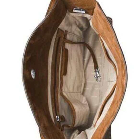 EUC Michael Kors Large Hobo Astor Patchwork Suede Bag - Picture 3 of 13